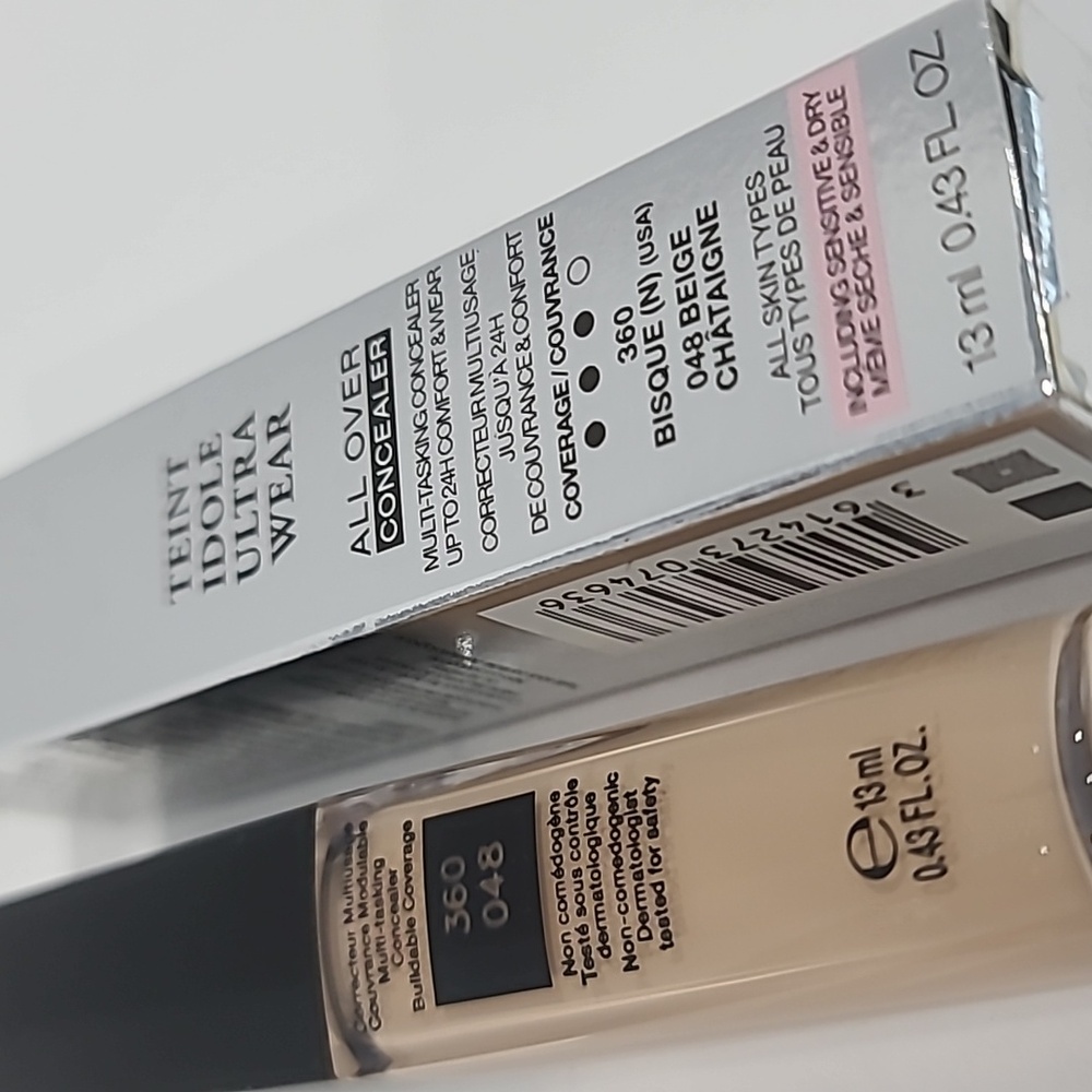 NIB ✅#360 BISQUE N Teint Idole Ultra Wear All Over Concealer 048 BEIGE CHATAIGNE - Picture 5 of 5